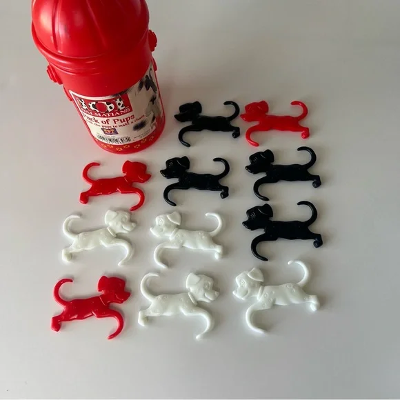 Vintage Disney 101 Dalmatians Pack of Pups Chain Link Toy - Picture 2 of 5